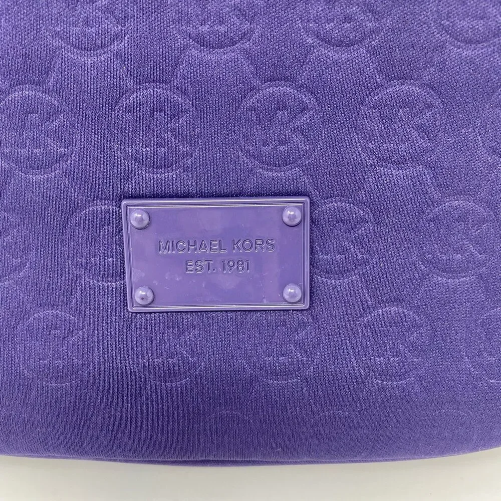 Michael Kors Purple Logo Neoprene i-Pad Tablet Protective Travel Case